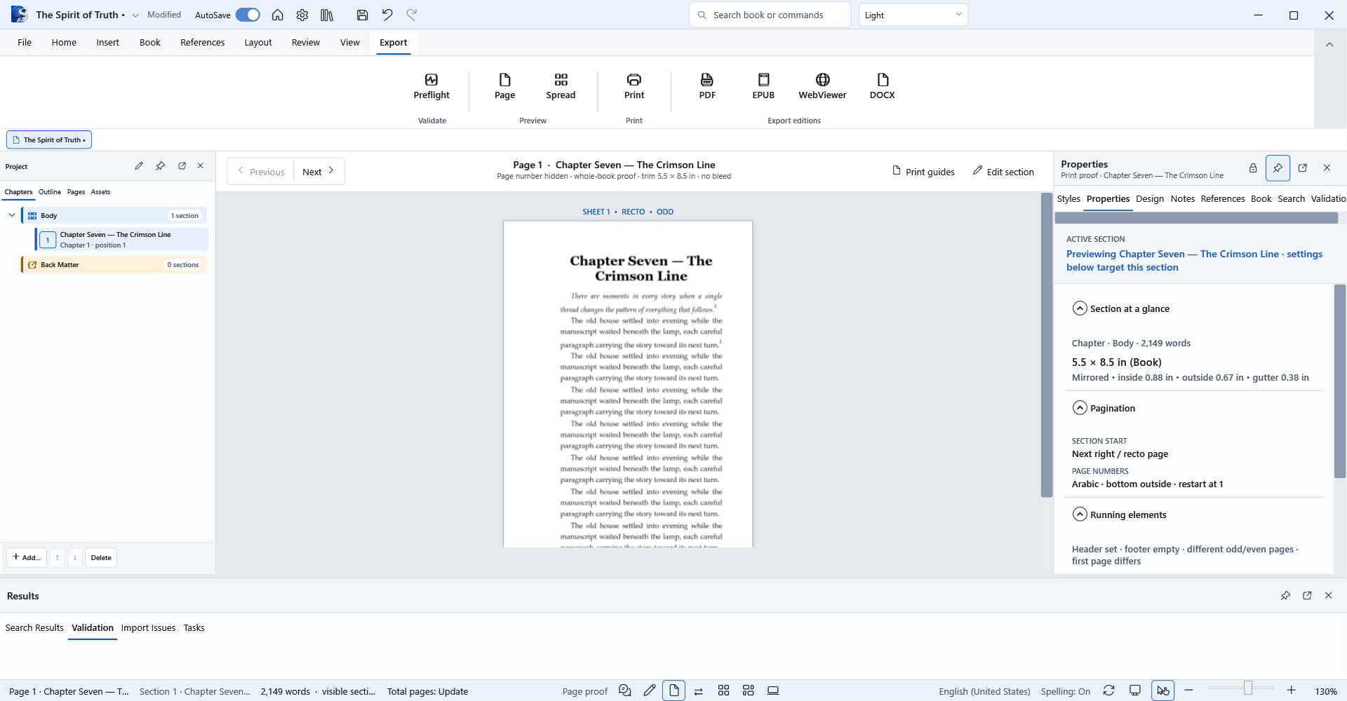 High-resolution current Oyama Scribe page proof with print geometry